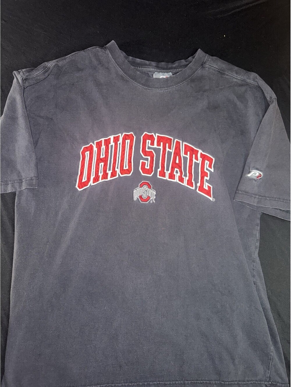 Vintage Ohio State Black T-Shirt P2 Pro Player Tag Size XXL